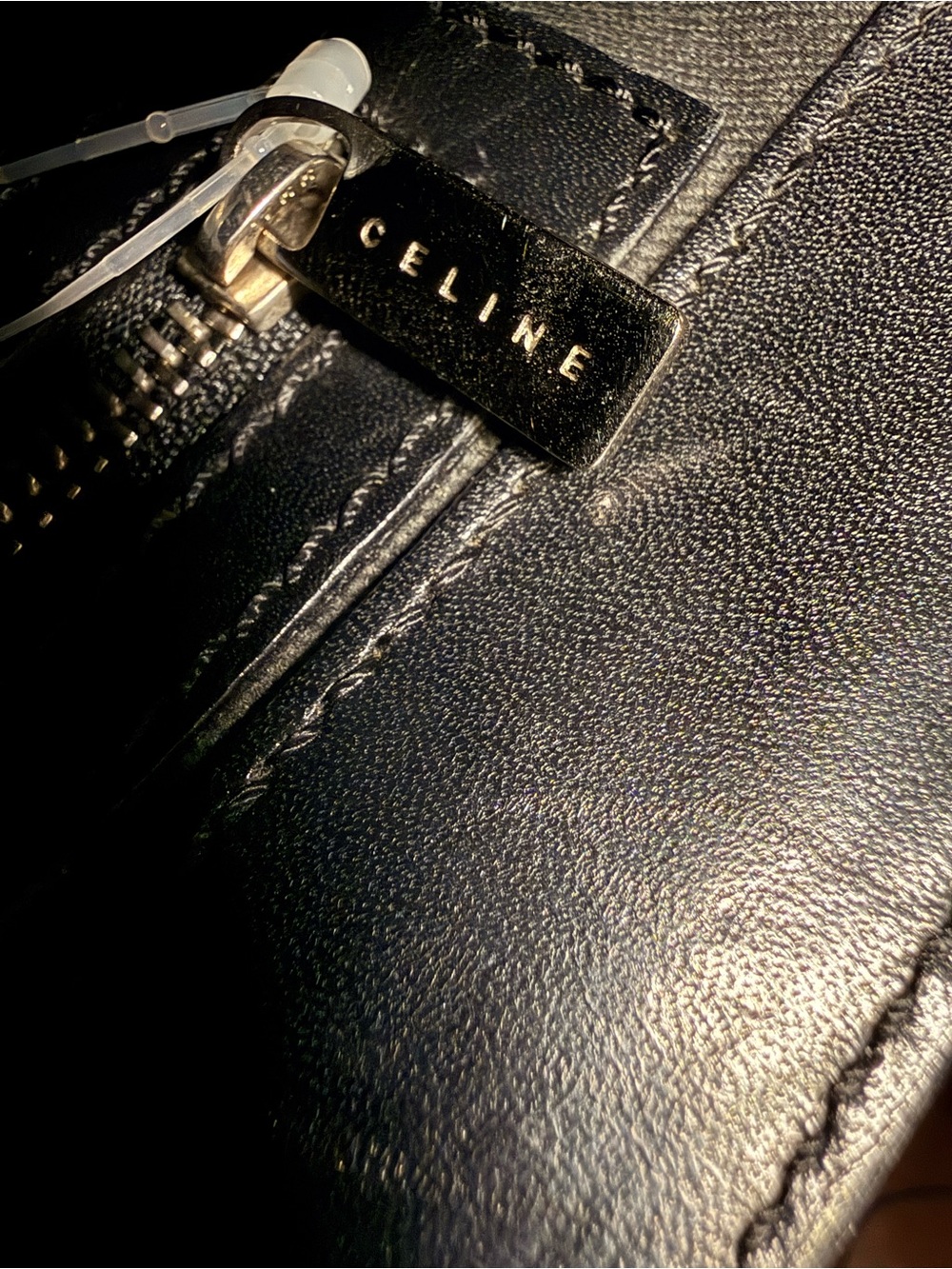 Celine 2000 C Macadam Canvas and Leather Tote - Picture 8 of 10